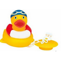 Rubber Pool Pal Duck w/ Bathtub Plug